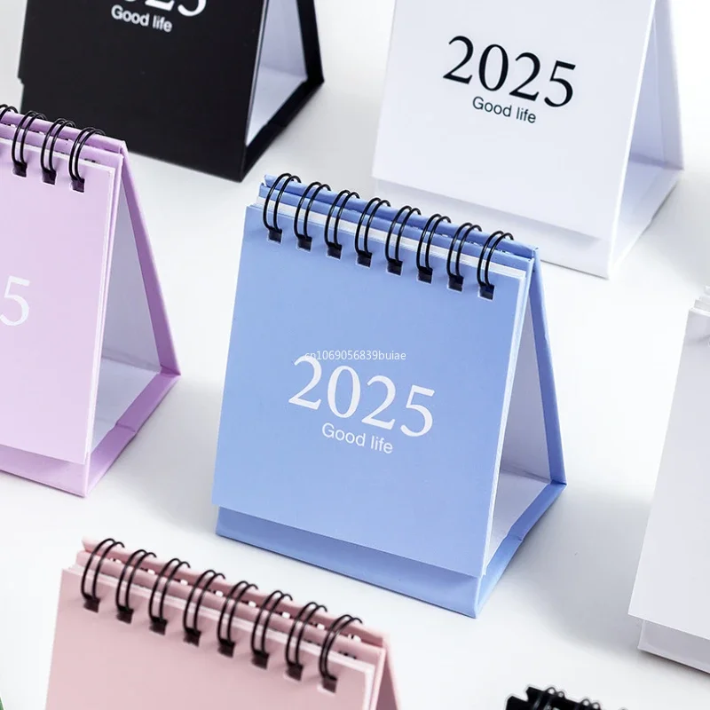 2025 Desk Calendars 365 Days Annual Planner Cute Coil Calendar Book Yearly Schedule Organizer To Do List Home Office Supplies