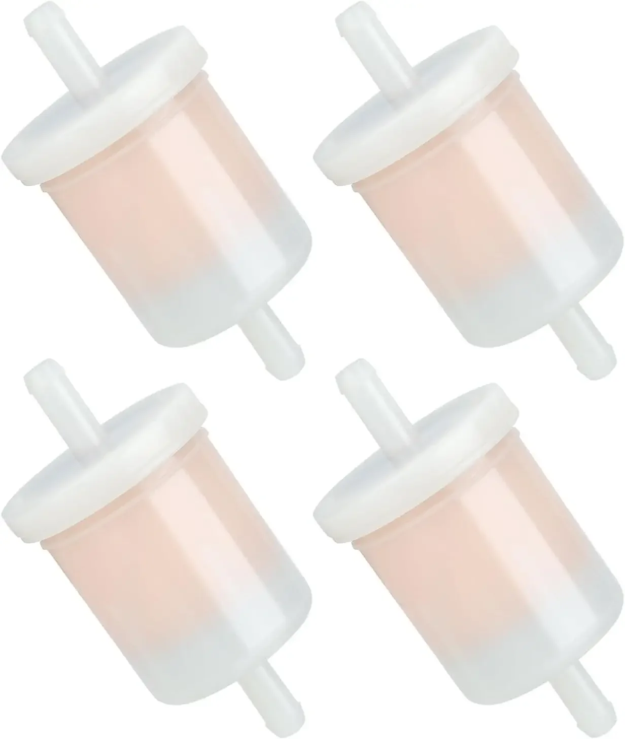 (Pack of 4) 12581-43012 Inline Diesel  Fuel Filter for 12581-43010  BX23D BX1830D BX1500D AM876035 F912 F932 Lawn Mower