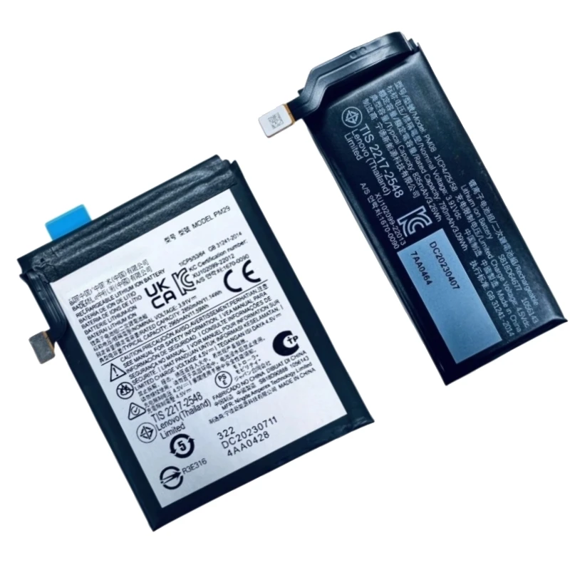 بطارية جديدة PM29 PM08 2850mAh 790mAh عالية الجودة لهاتف Moto Razr 40 ​ رازر 40 الترا/XT2321-2 ​   بطارية PM29 PM08