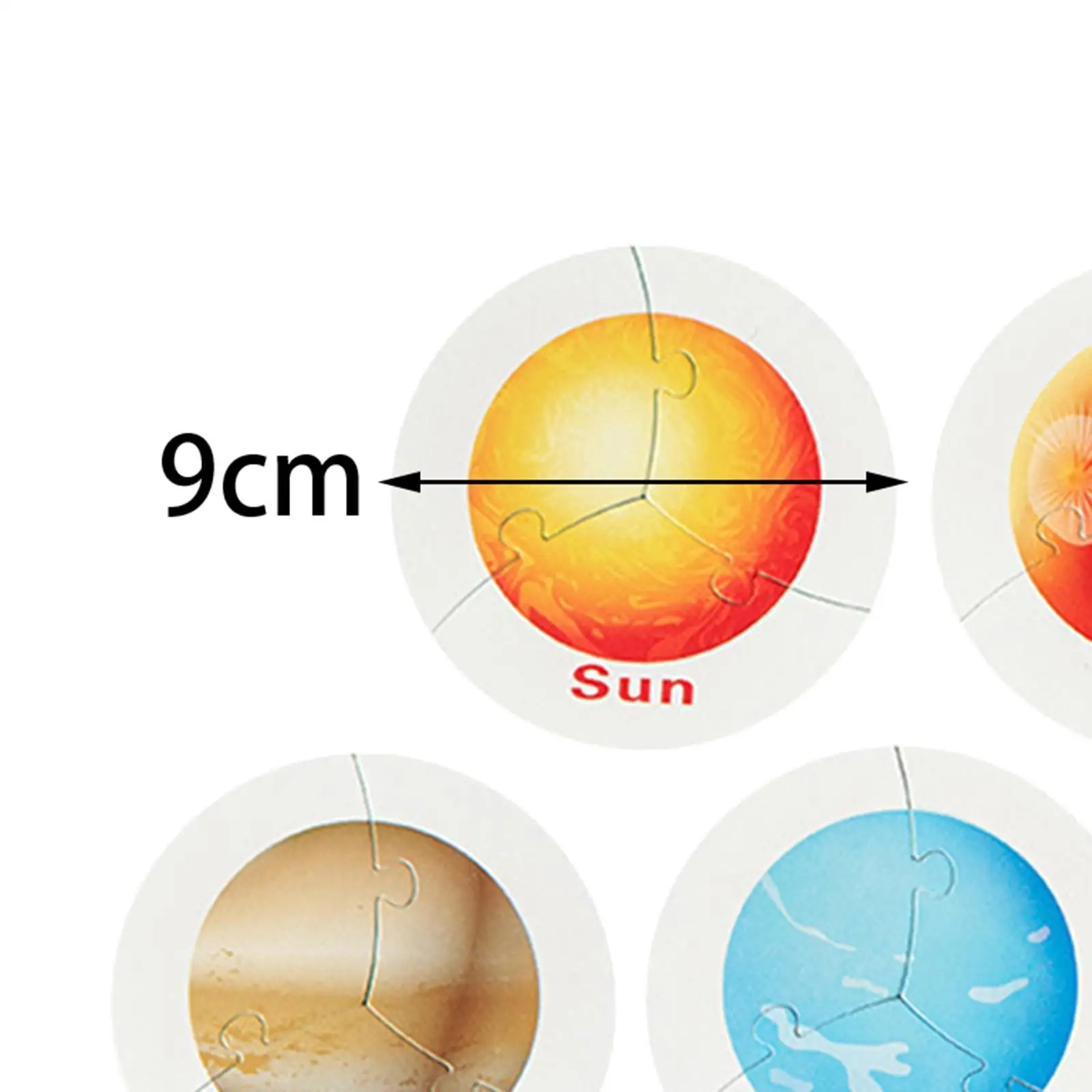 Sonnensystem-Puzzle, Weltraumplaneten, Puzzle-Spielzeug für Mädchen, Jungen, Kinder