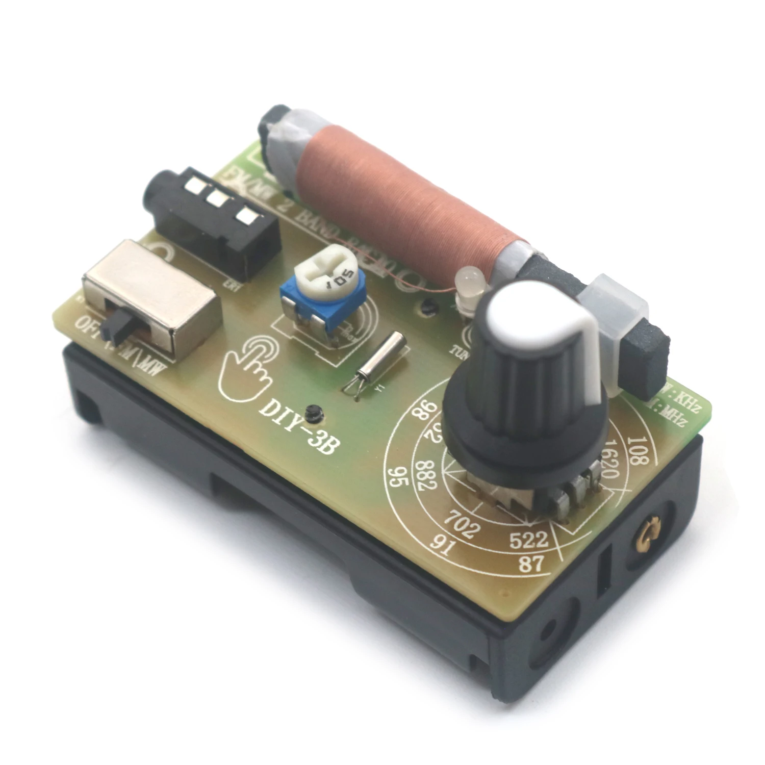 Rádio am fm mw fm fm Bandas 5221620mhz 87-108m Receptor de Rádio Volume Ajustável
