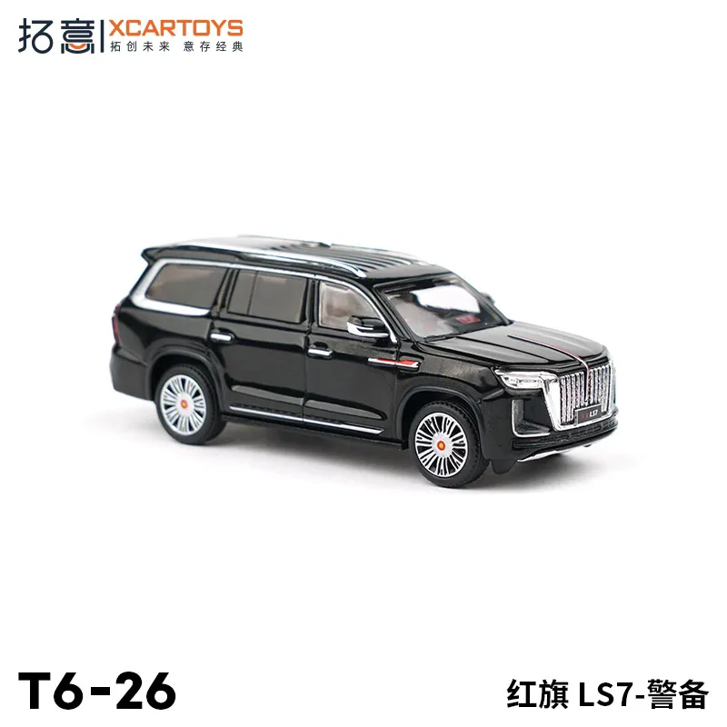 XCarToys 1:64 Hongqi LS7 Black Diecast Model Car