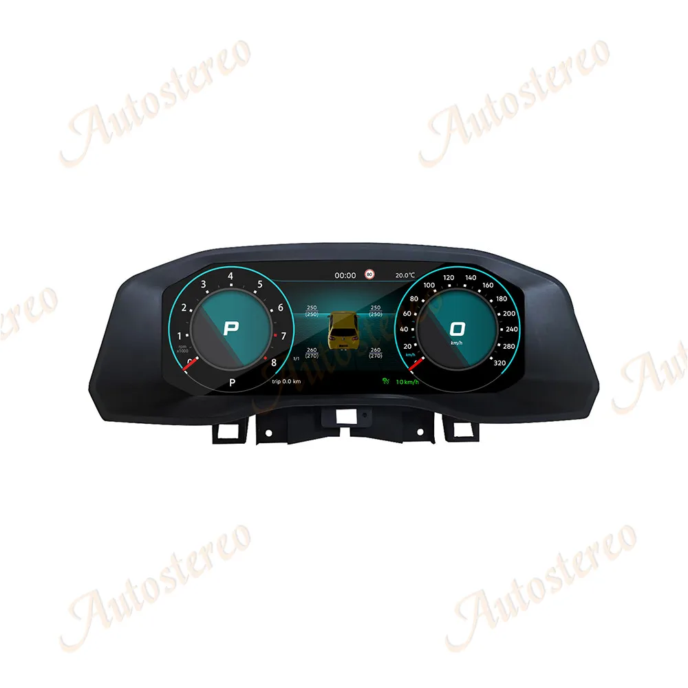 12.3 For Volkswagen Amarok 2017-2020 LCD Dashboard Instrument Panel Digital Cluster Smart Gauges Module