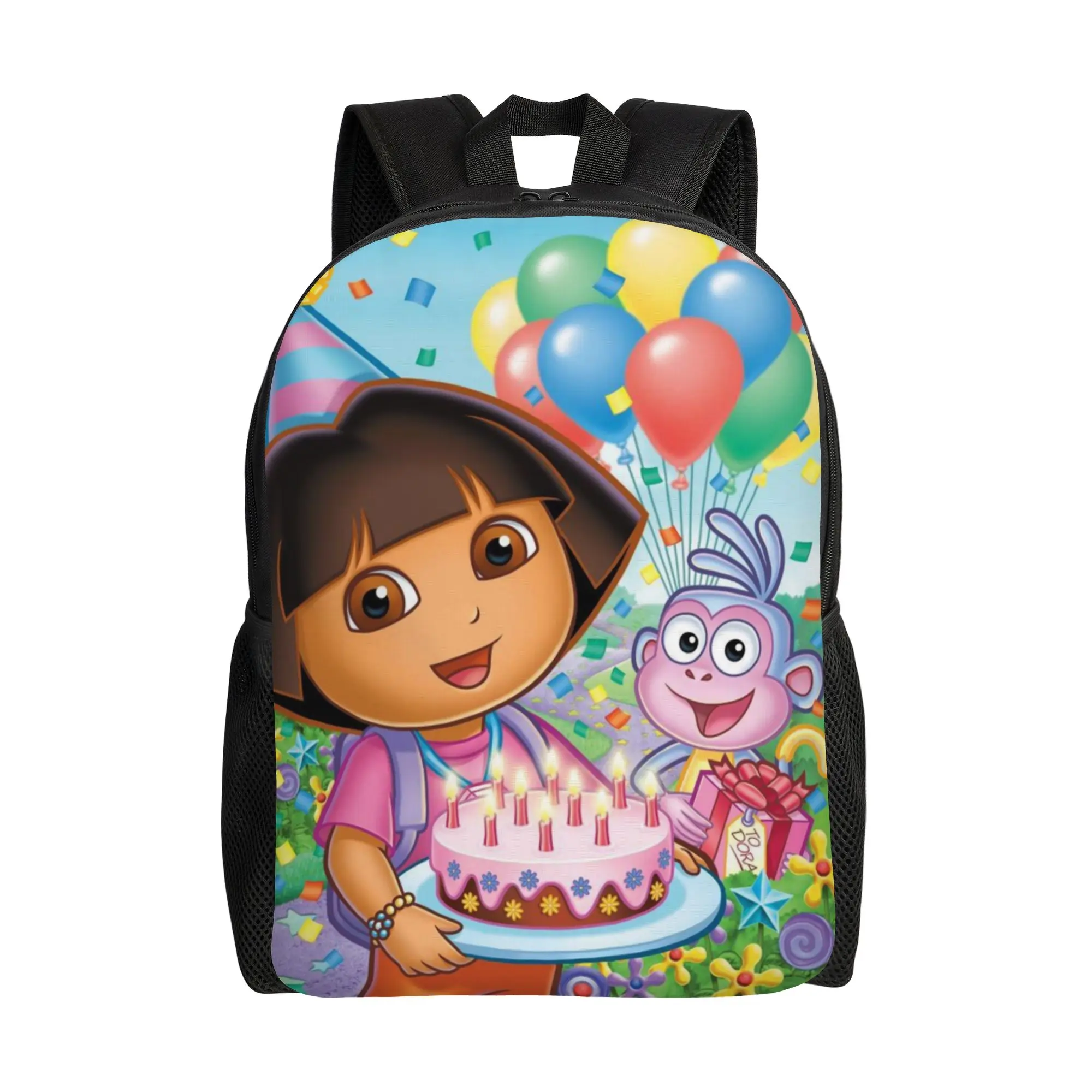 

Birthday Doraa-Explorers Cartoon Classical Backpack Lightweight Student Hiking Travel Daypack for Men Women Laptop Canvas Bags