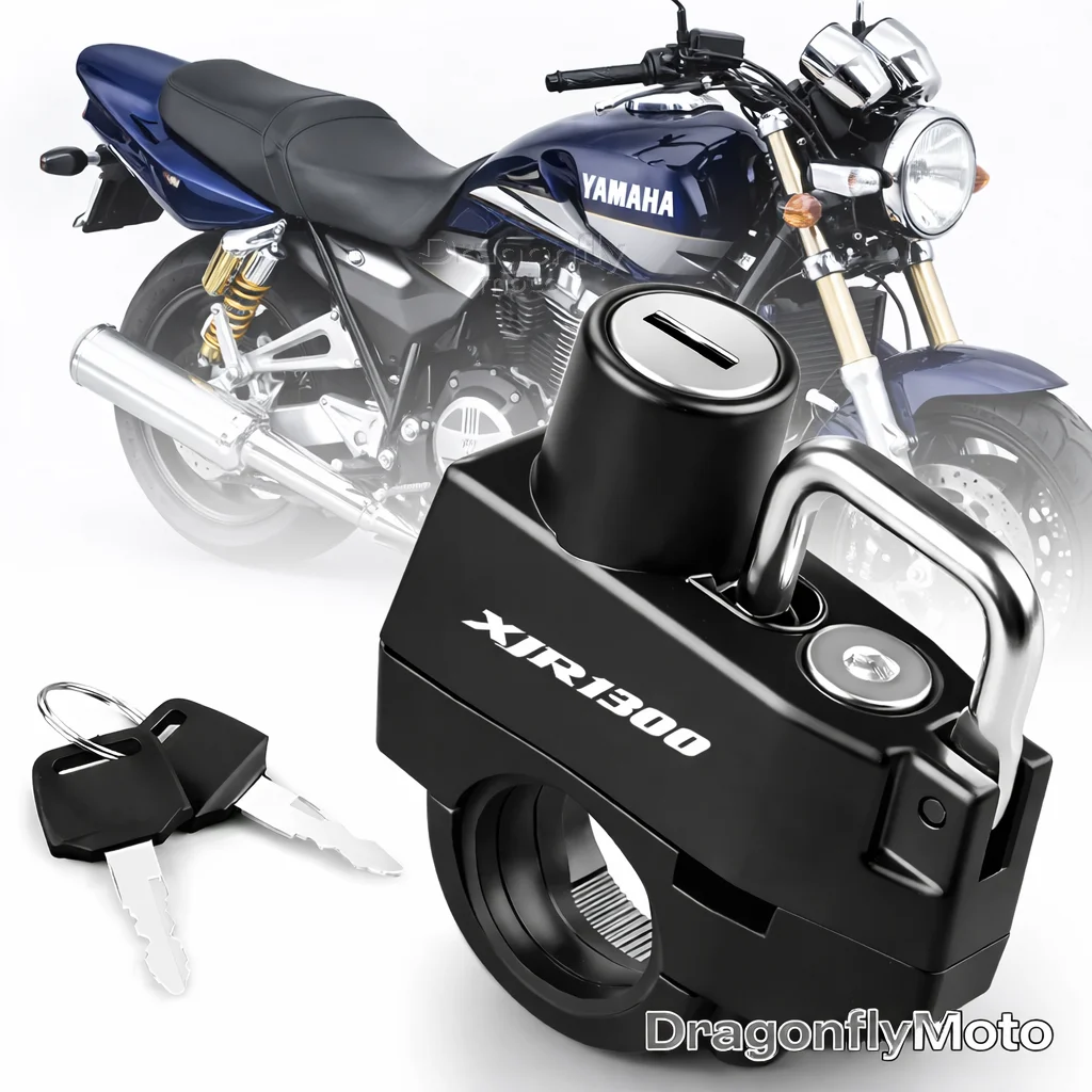 

Замок для мотоциклетного шлема для YAMAHA XJR 1300 XJR1300 1998-2008, противоугонный замок для шлема, устройство блокировки, нержавеющий, противоугонный