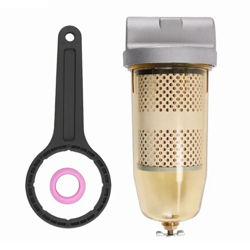 

496 Fuel Tank Filter Assly With Wrench For Fuel Oil-Water Separator Filter Assly 30 Micron Max 25 Gpm 150 Psi