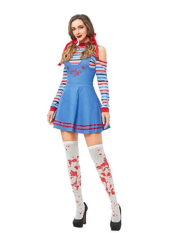 

Halloween Little Ugly Girl Costume Adult Halloween Outfit Clown Girl Dress Chinese Manufacturer No Brand Registered Trademark