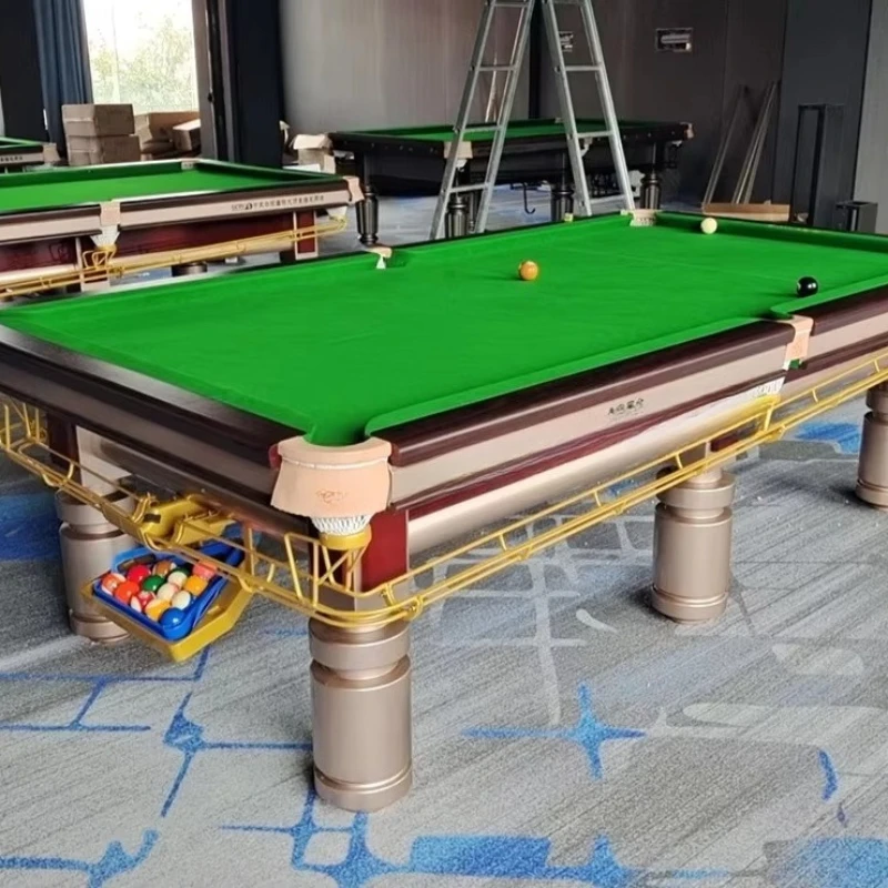 Classic pool table available standard round leg pool table 9 feet