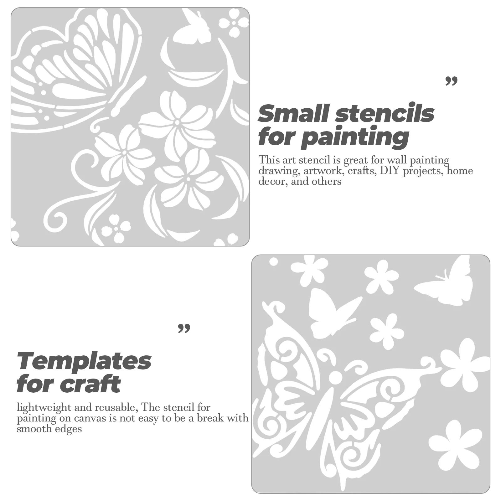 12 Sheets Painting Template Stencils for Wall Small Photo on Canvas The Pet Templates DIY Large Graffiti Child