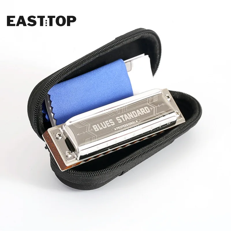 EASTTOP PRO10 Harmonica Music Instruments Key of C 10 Holes Chromatic Instrumentos Musicales Chromatic Competitive