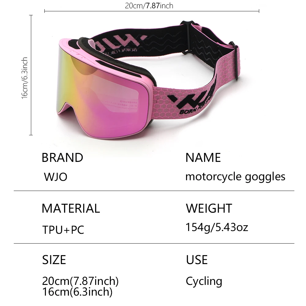 High Quality Flip Up Double Anti Fog Ski Goggles Wind Snow Proof Fit Over Glasses Helmet Compatible Winter Skiing Riding Hiking