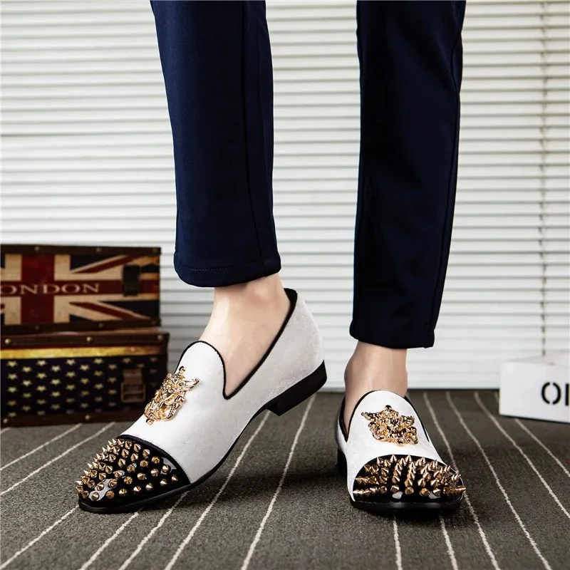 Large-size Business Casual Shoes British New Men's Leather Shoes Men's Oxford Shoes Pointed Loafers