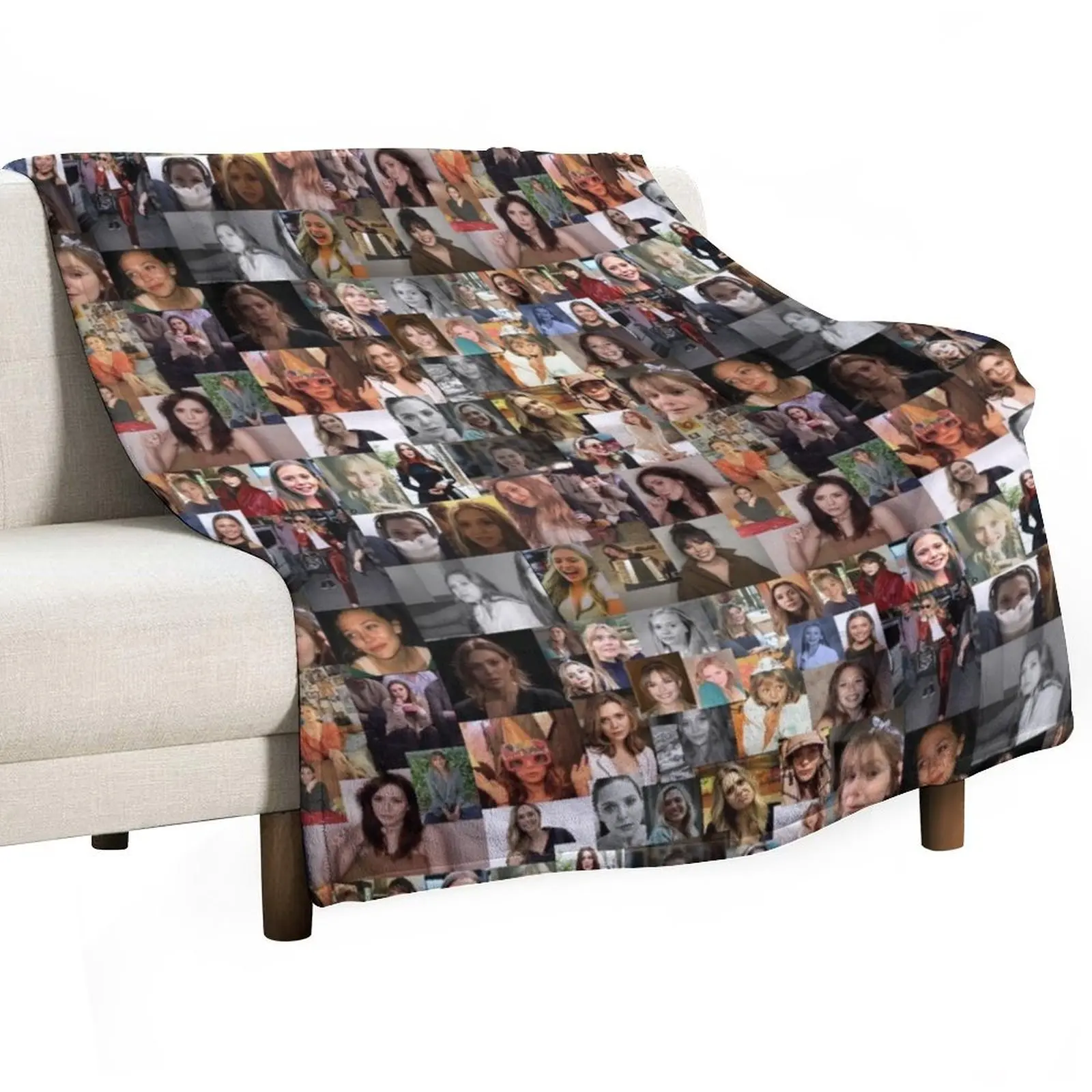 

Elizabeth Olsen Throw Blanket Wrinkle Resistant Lightweight Blanket