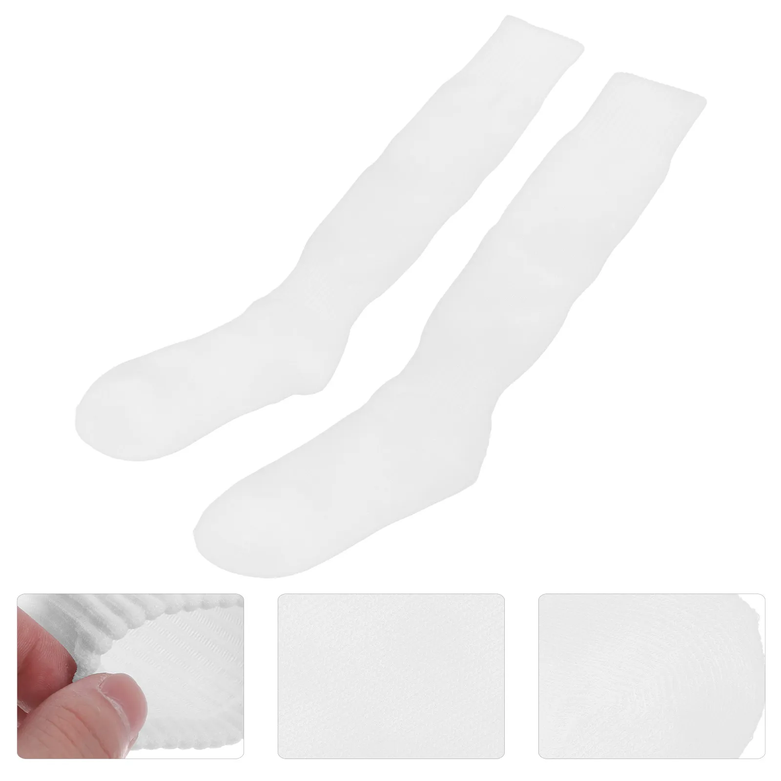 

2Pairs Sports Calf Socks for Football Soccer Compression Stockings Comfortable Breathable Sweat Absorb High Elastic