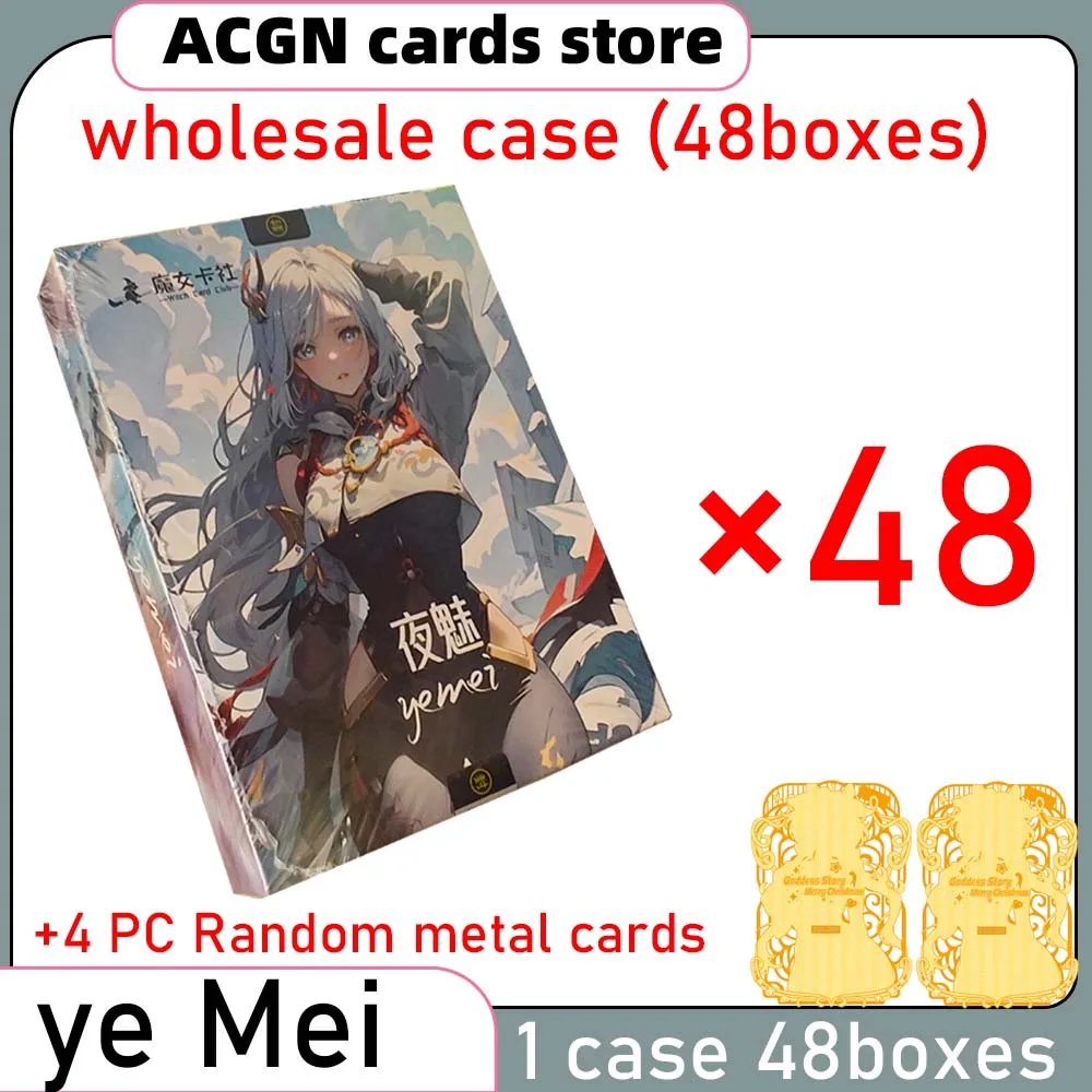 

Wholesale Sexy YeMei Box Waifu Card Low-Cost Waifu Box Metal Cards Goddess Story Sexy Waifu Booster Box ACG CCG TCG Doujin Toys