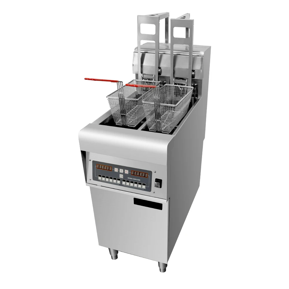 

Фритюрница Deep FryerIT-DEF28 с автоматическим подъемом, двухцилиндровая, электрическая, 220В/9кВт, с корзиной для фритюра и тележкой для фильтрации масла