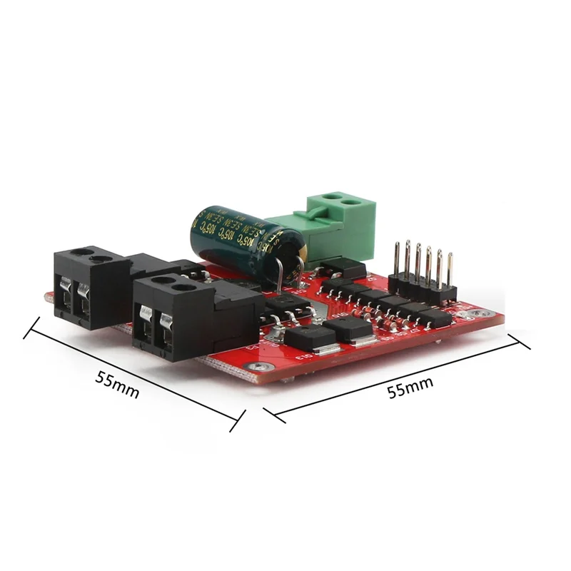 7A 160W Moduł napędu silnika 12V 24V Dwukanałowy moduł sterownika silnika DC Mostek H L298 Logiczny transoptor sterujący napędem PWM