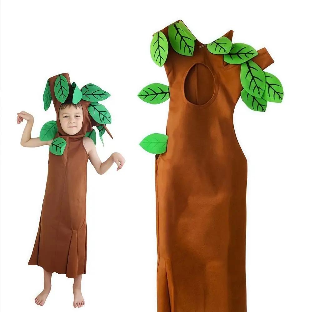 

Kids' Style Tree Costume Realistic Breathable Stage Performance Clothing Lightweight Cosplay Costumes Birthday Decor & Accessory