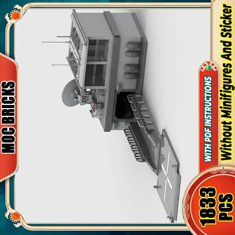 Moc Building Bricks Empire Base Landing Plataform  Model Blocks Toys