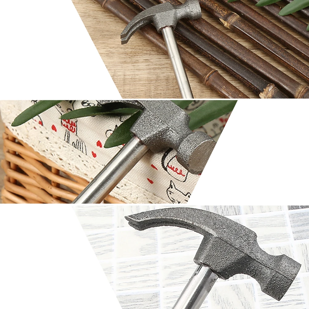 

5pcs Claw Hammer Small Hammers Lightweight Portable Woodworking Craft Tools Multipurpose Repair Installation DIY Steel Material