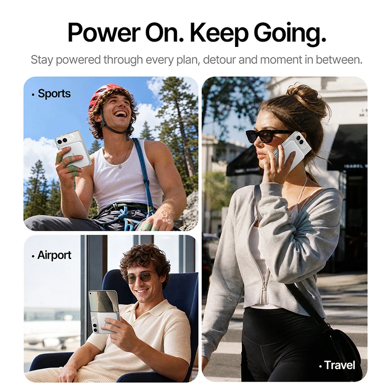 Qi2 15W Magnetic Power Bank 5000mAh 25W USB-C for iPhone