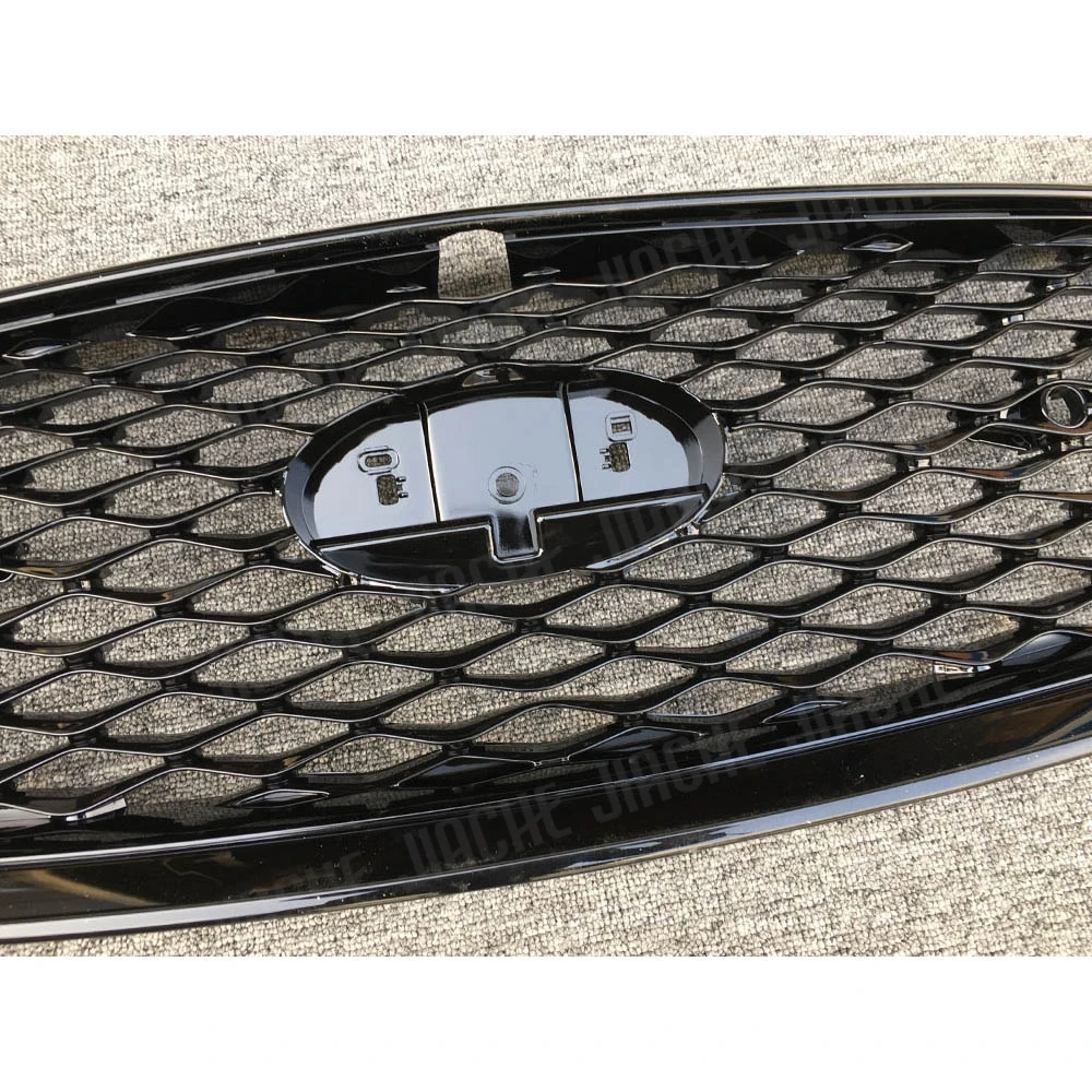 

JCYECF ABS глянцевая черная передняя сетчатая накладка автомобиля для Infiniti Q50 2018 2019 2020 2021, рамка для гриля и контура