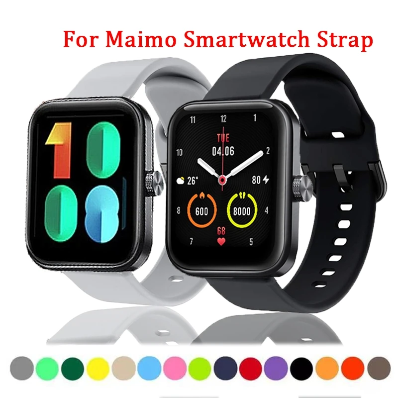 

Sport Watchband For Maimo Watch Bracelet Silicone Strap For Xiaomi Maimo Wristband Quick Replaceable Belt Wriststrap Correa