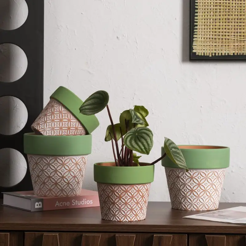 vaso-da-fiori-in-terracotta-di-alta-qualita-dsa-intrecciato-in-bambu-traspirante-con-bordo-verde-e-motivo-a-moneta-di-rame-decorazione-per-balcone-e-casa