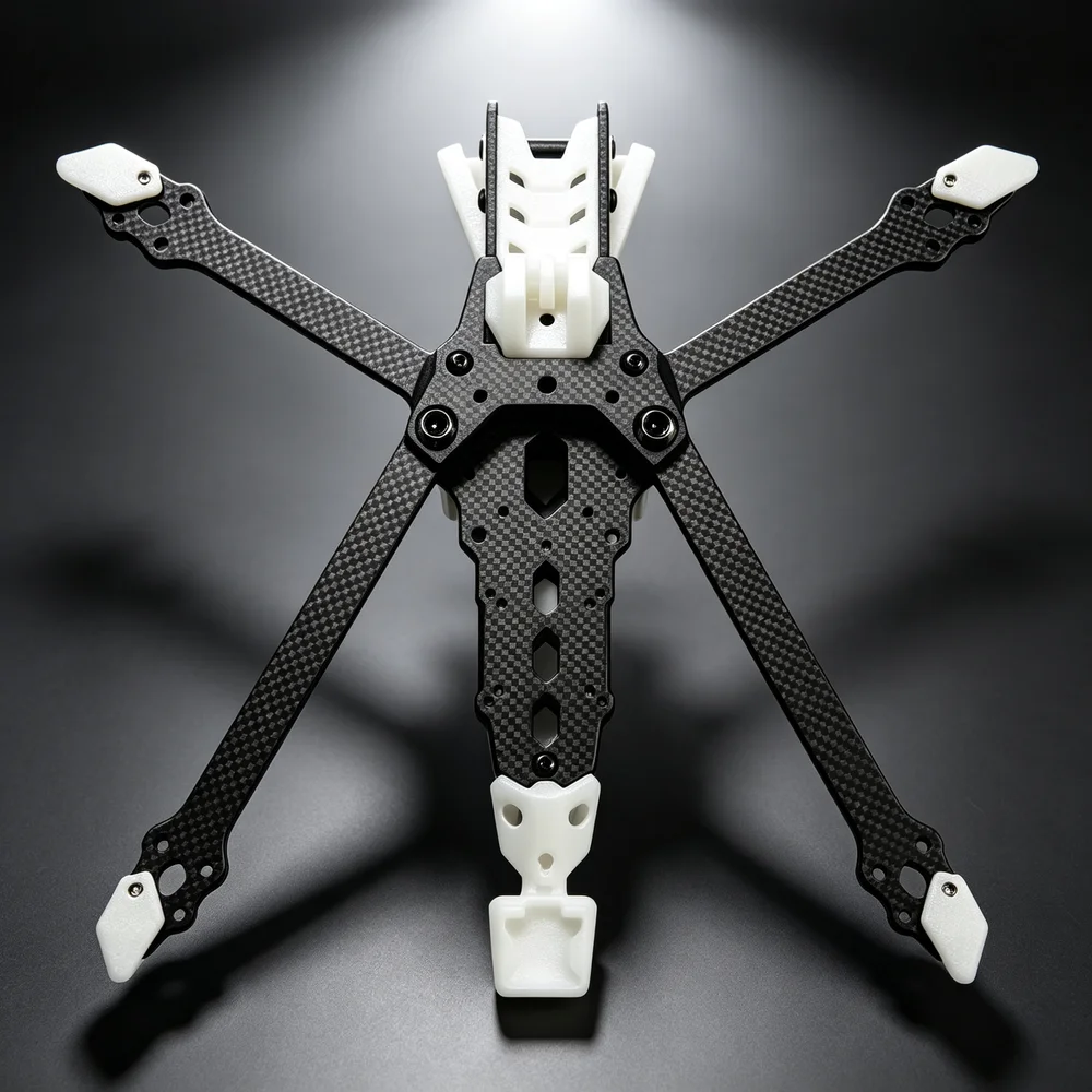 DESERT FALCON 6 Inch FPV Frame Kit 3K T700 Carbon Fiber Long Range Aerial Photography RC Quadcopter Frame
