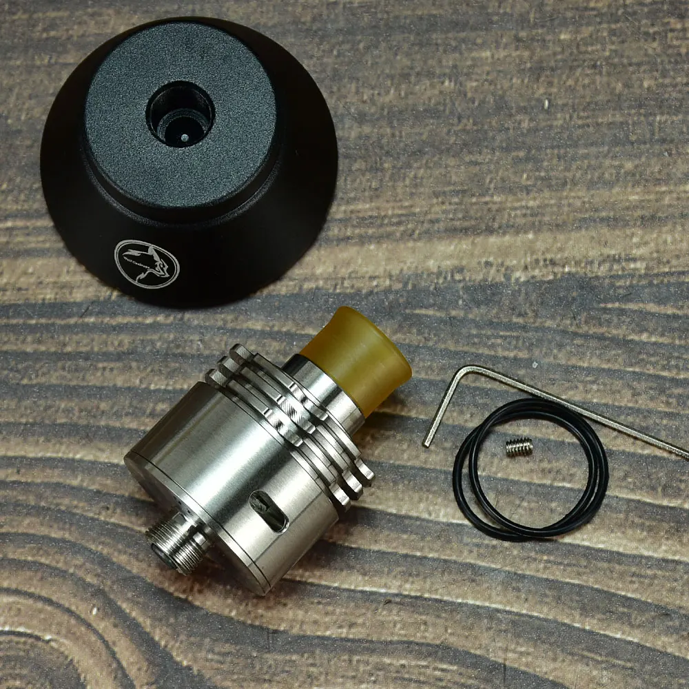 

Перестраиваемый дрип-атомайзер для электронной сигареты Gear Apocalypse RDA, одна катушка RDA 316SS, диаметр 22 мм