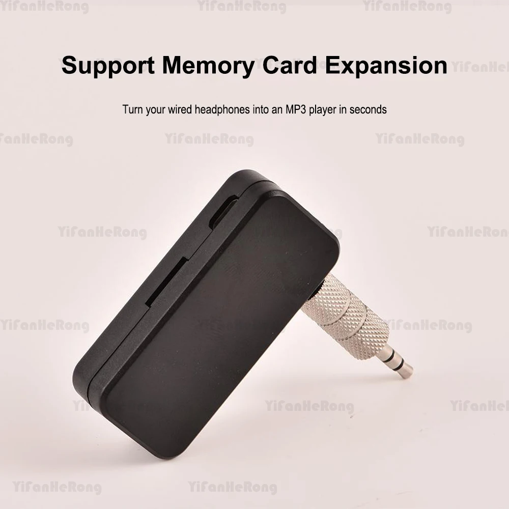 3in1 Wireless Bluetooth-compatible Adapter X6 USB Receiver 3.5mmAudio Jack TF Card Reader MIC Call Support Car Speaker Headphone