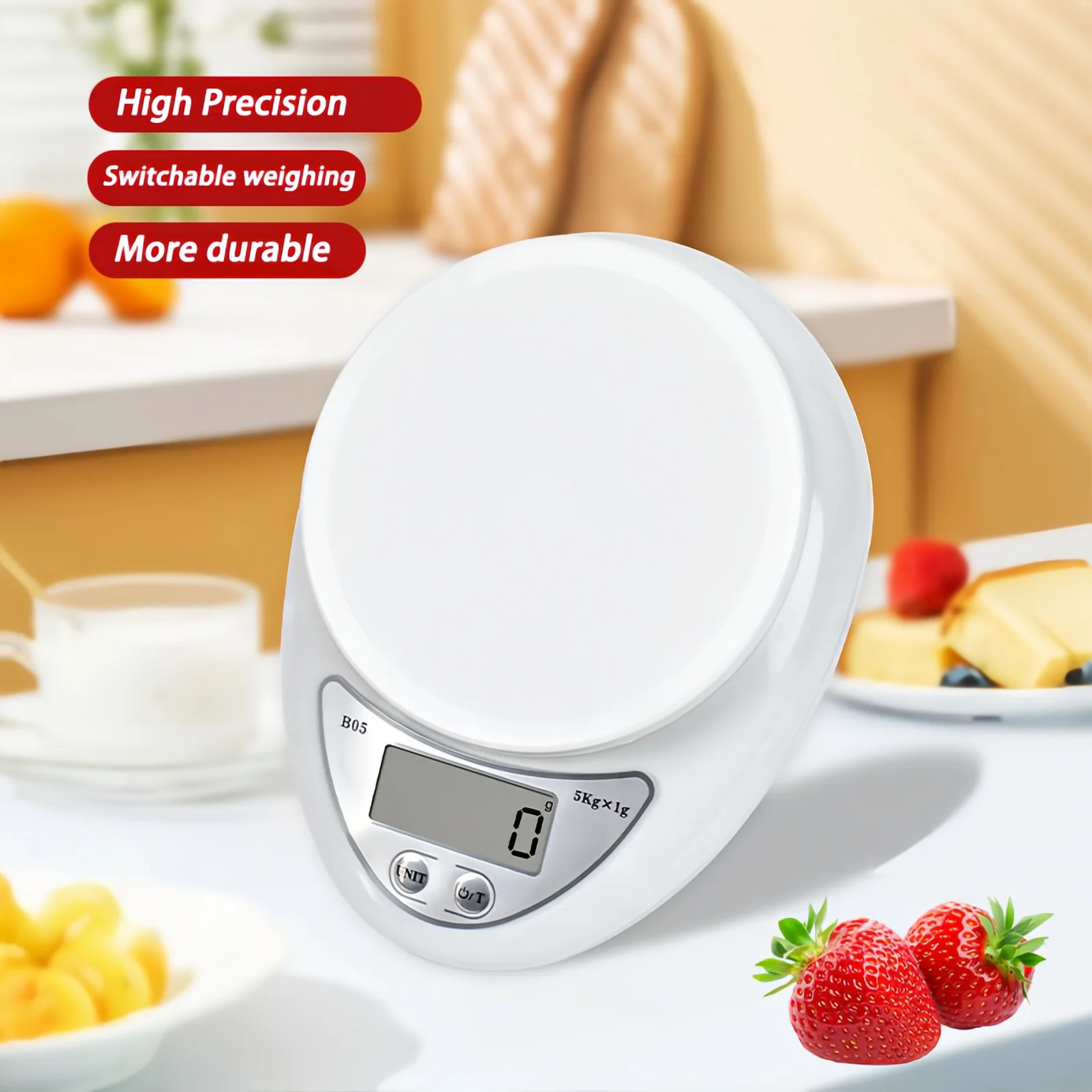 

5KG Mini Electronic Scales Portable Digital Scale Lcd Display Kitchen Scales for Baking Coffee Food Balance Measuring Weight
