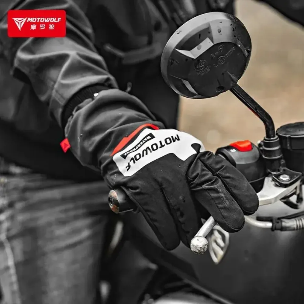 

Waterproof Motorcycle Cycling Riding Gloves Waterproof Rainproof Cover Windproof Warm Motorbiker Racing Rider Equipment Men