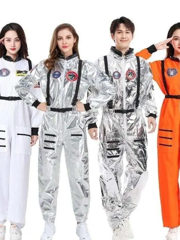 

Halloween Pilot Cos Astronaut Costume Space Suit Women's Traditional Chinese Costume Stage Performance Clothing