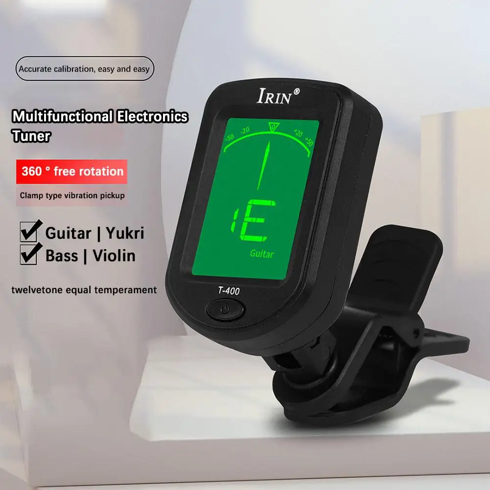 

Guitar Tuner For All Instruments Clip On Electronic Tuner For Guitar Bass Ukulele Violin Mandolin Banjo X0L3