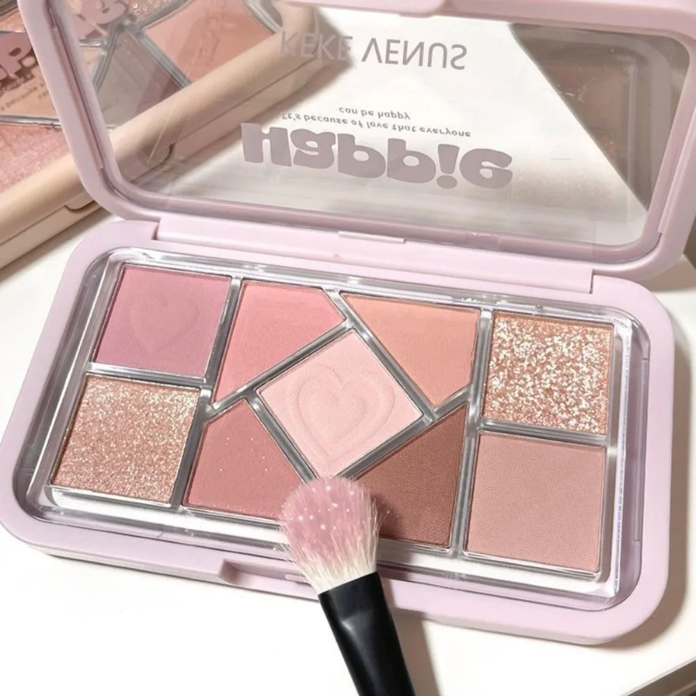 Langdurige glitteroogschaduw Levendige kleuren Verhelderend effect Glanzende kristallen oogschaduw Markeerstift Natuurlijk