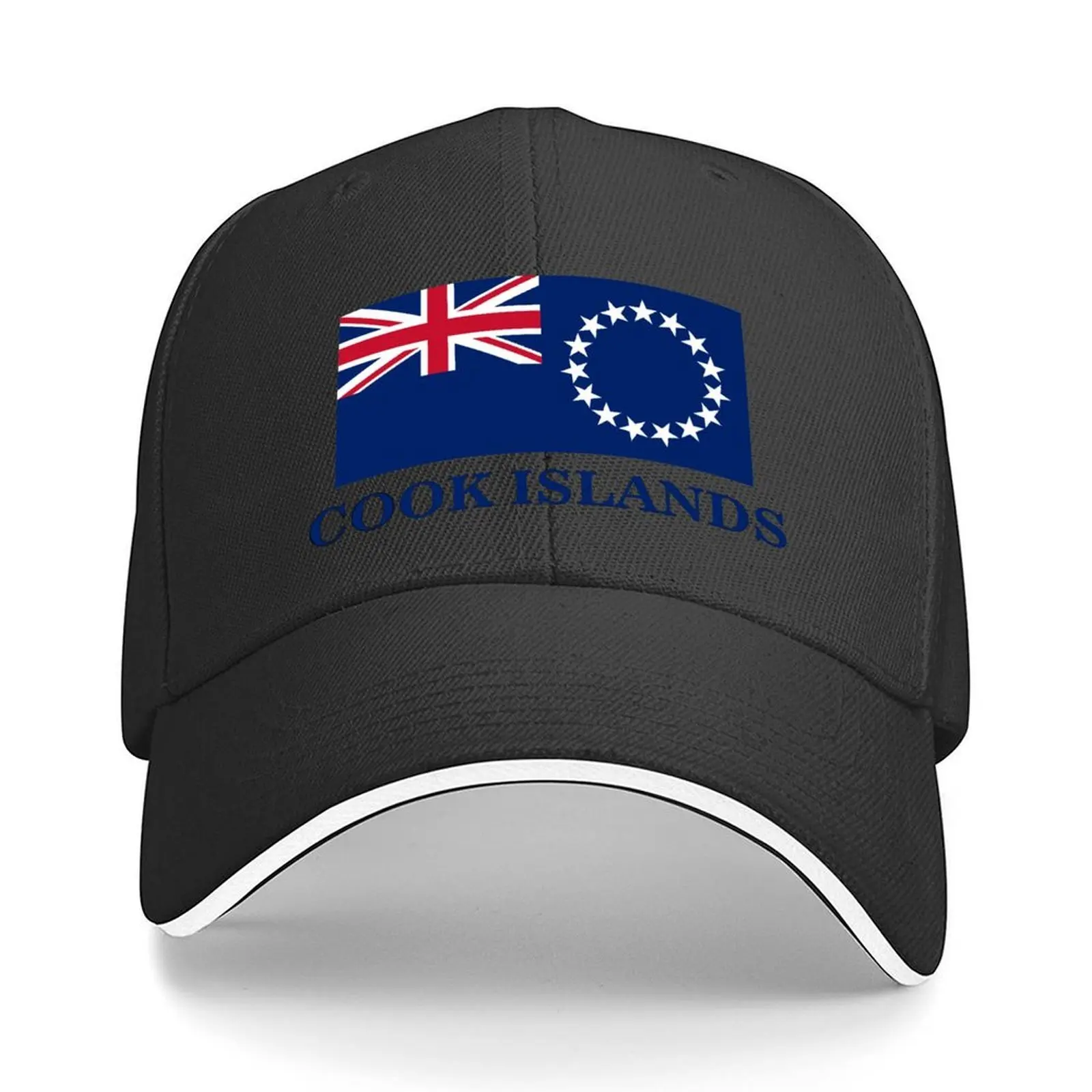 

Cook Islands Flag Baseball Cap party Hat Big Size Hat Hood western Hat Mens Women's