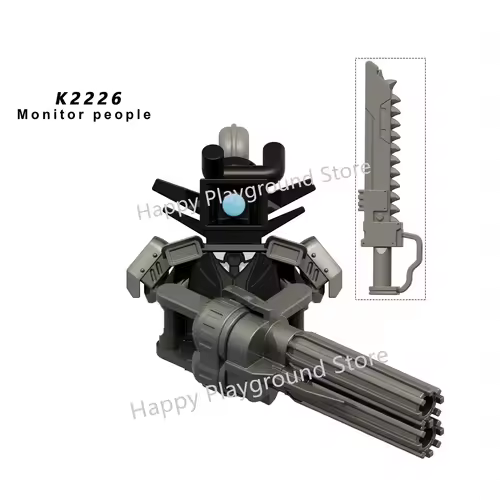 New KDL SWAT Skibidi Toilet Man Figures Anime Block Toys TvMan Titan Cameraman Speakerman Bricks Model Toy Birthday Gift - Image 55