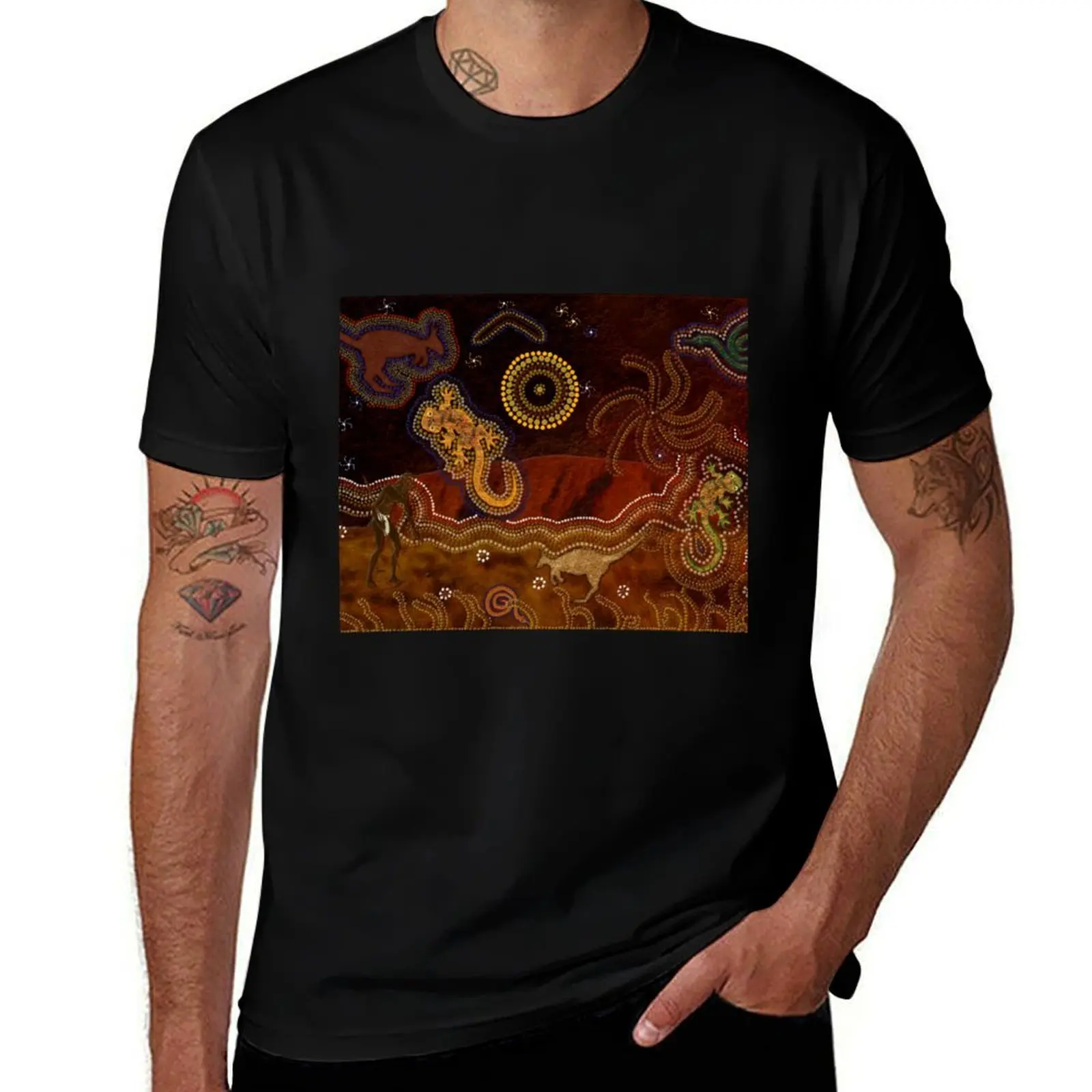 

Desert Heat (Australian Outback Art) T-Shirt graphic t shirts for man t shirts designer T-shirt