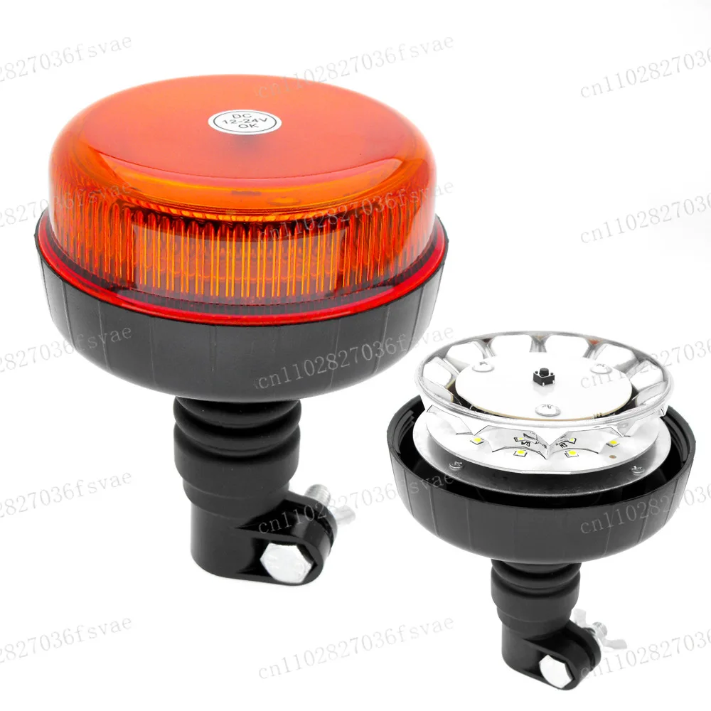 LED Construction Vehicle Flash Warning Light, Construction Flash Signal Light, Agricultural Machinery Stroboscopic Light 12LED