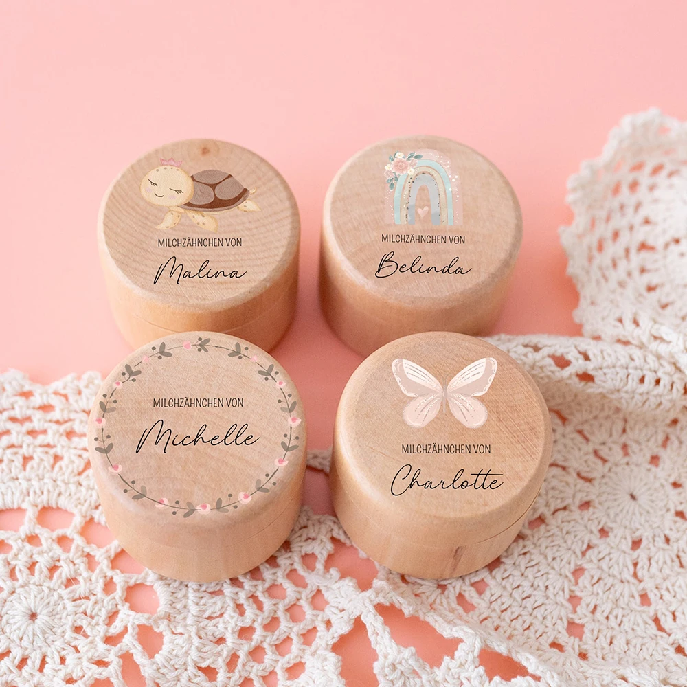 

Baby Tooth Keepsake Box Personalized Tooth Fairy Holder for Kids New Baby Gift Tooth Fairy Box First Birthday Gift Keepsake