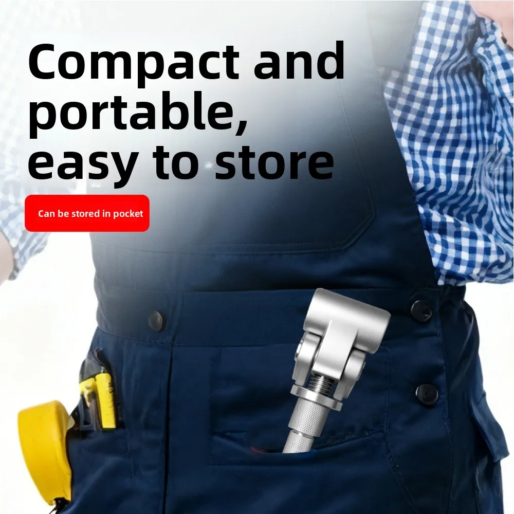 

Portable Adjustable Hinge Wrench Repair Multi-function Adjustable Threaded Hand Wrench Door Hinge Adjustment Tool