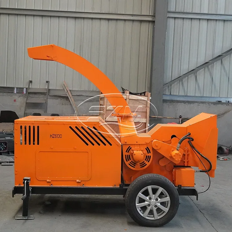 Wood Crusher Machinery Wood Shredder Chipper Branch Crusher Electric Wood Chipper Shredder