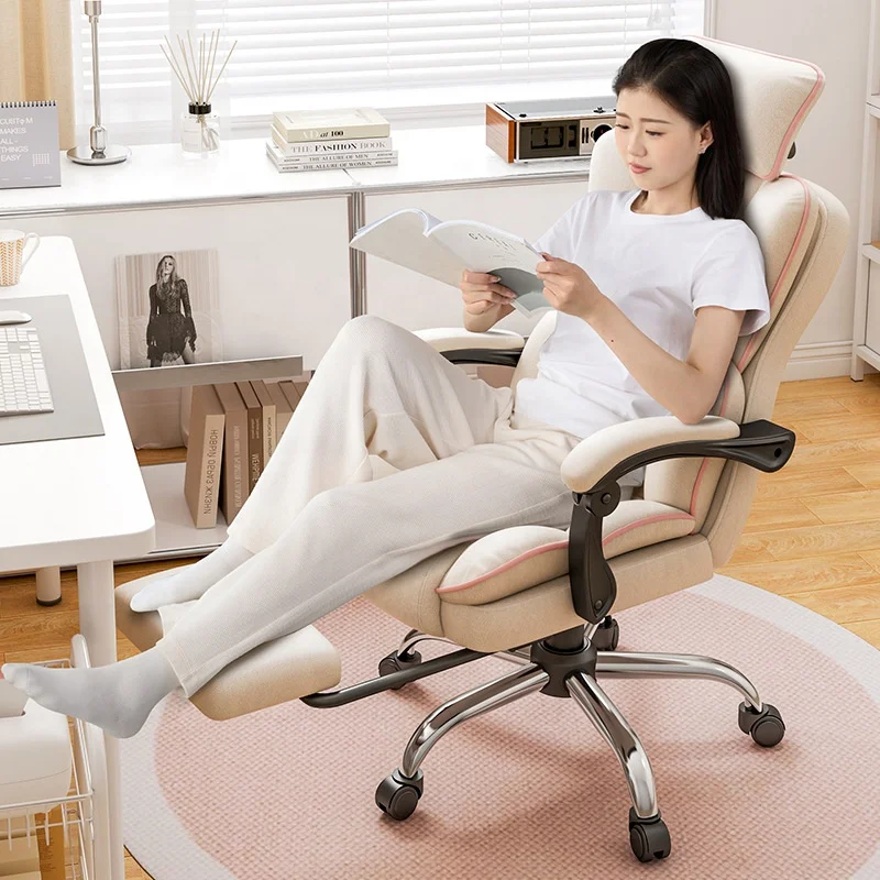custom.Modern Ergonomic Office Chairs Fabric Reclining Computer Gaming Chairs Long-Sitting Both Lying and Reclining Use