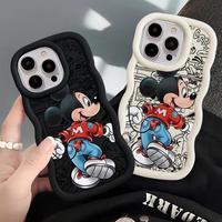 Case for Xiaomi Redmi Note 9 10 11 12 Pro 14 13 14 Pro Plus 9s 8 10Lite 10s Soft TPU Disney Mickey Mouse Lovely 