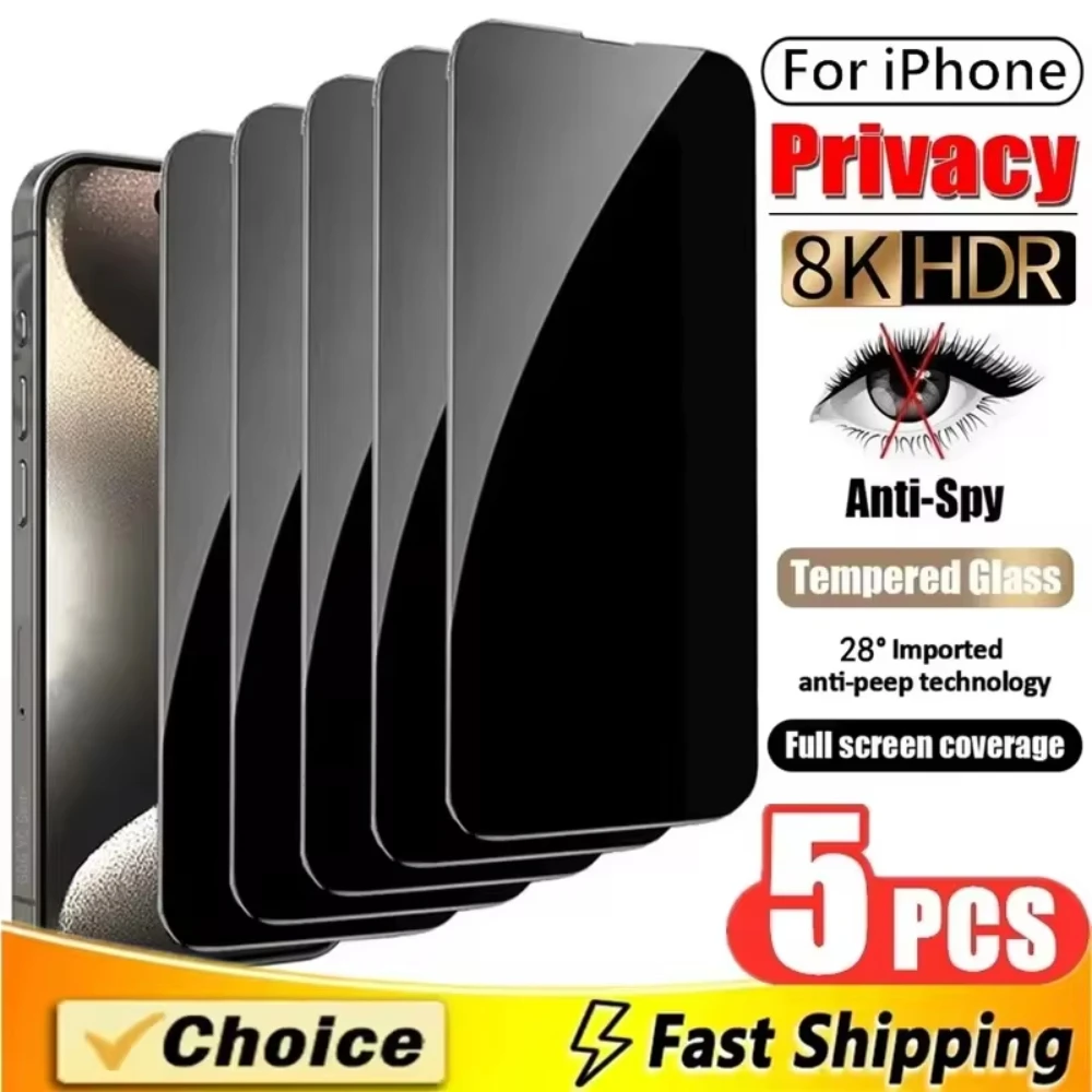 5PCS Anti-Spy Glass…