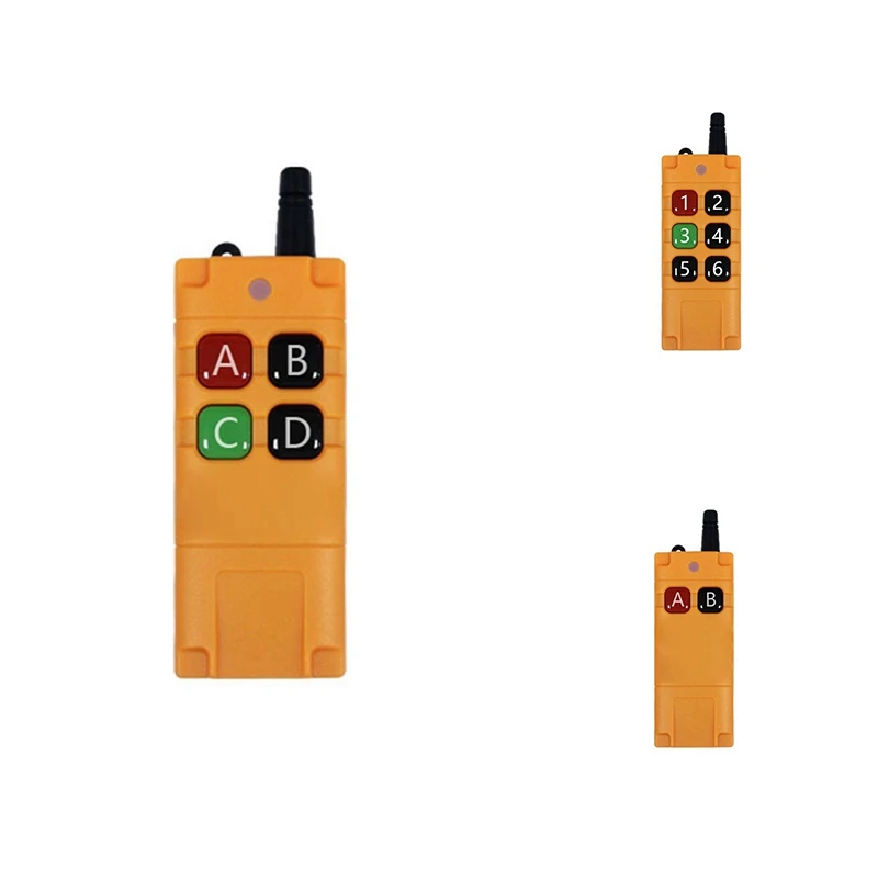 High Power Waterproof And Drop-Proof Industrial Wireless Remote Control EV1527 Chip ASK 2000M Long Range 433Mhz-A23K