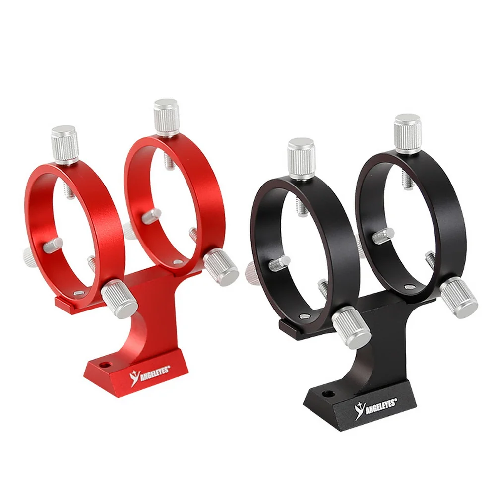 UKON-A 50mm Finderscope Bracket Star Finder Metal Structure Silver, Black, Red Astronomy Telescope Accessory