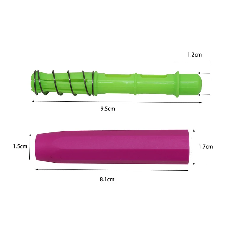Chalk Clip Holder Chalk Cover Clip Colourful Chalk Case Clean Box Dustproof Prevent Breaking Chalk Extension for Writing Drawing