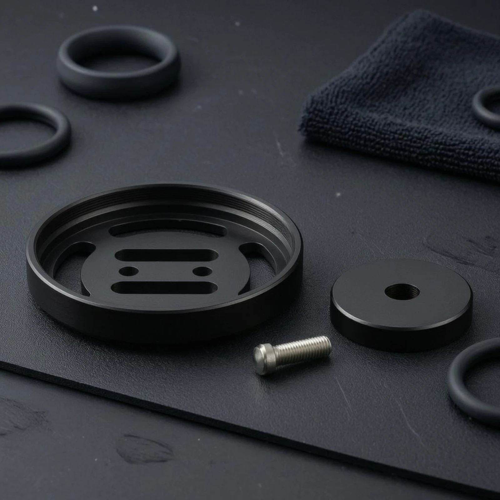 水中カメラレンズホルダー 金属製ネジ式取り付けベース 円形マ - Underwater Camera のレビューと価格
